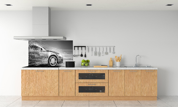 Crédence cuisine en verre Voiture en excès de vitesse