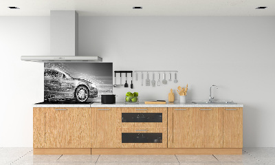 Crédence cuisine en verre Voiture en excès de vitesse