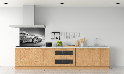 Crédence cuisine en verre Voiture en excès de vitesse
