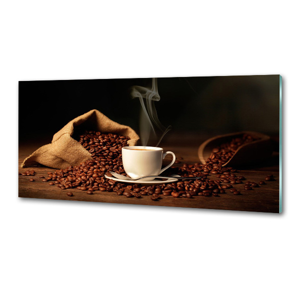 Crédence cuisine en verre Café dans une tasse