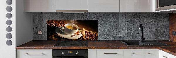 Crédence en verre Café dans une tasse