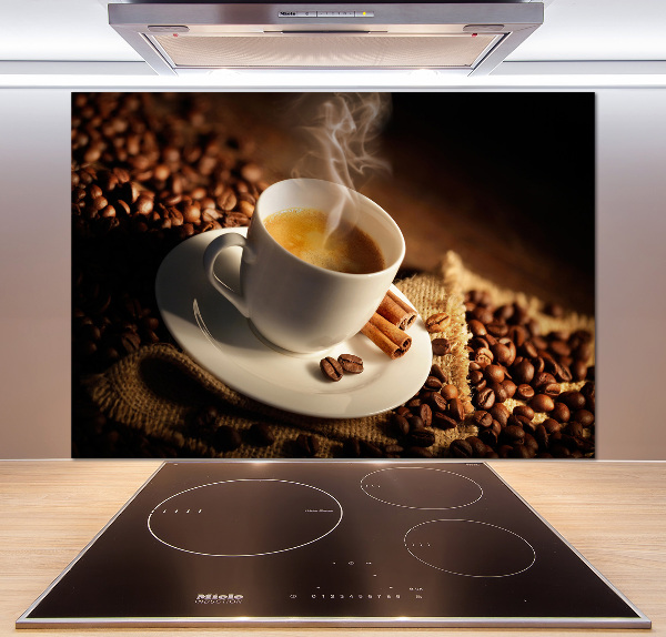 Crédence en verre Café dans une tasse