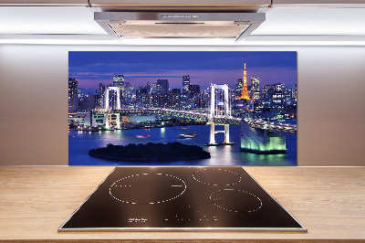 Crédence cuisine en verre Pont à Tokyo