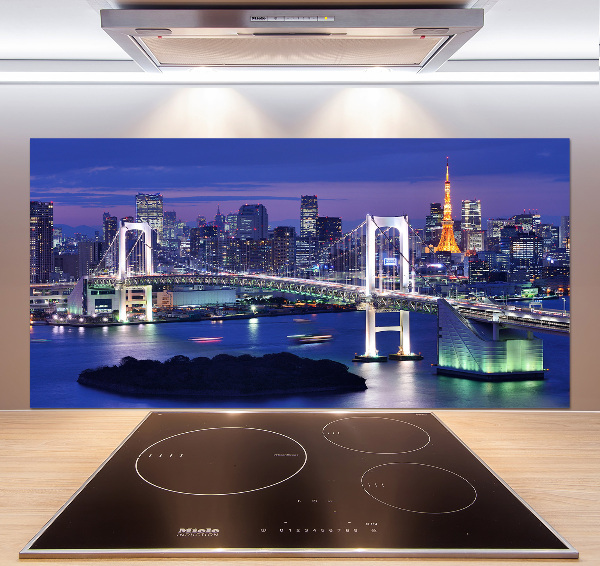 Crédence cuisine en verre Pont à Tokyo