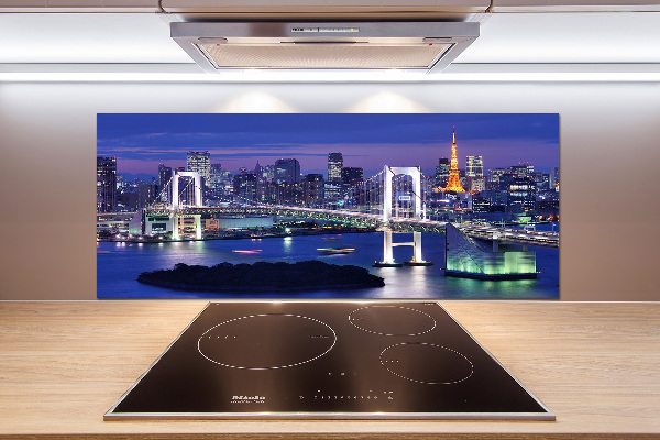 Crédence cuisine en verre Pont à Tokyo