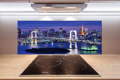 Crédence cuisine en verre Pont à Tokyo