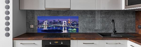 Crédence cuisine en verre Pont à Tokyo
