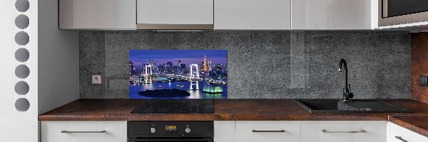 Crédence cuisine en verre Pont à Tokyo