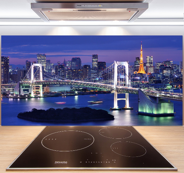 Crédence cuisine en verre Pont à Tokyo