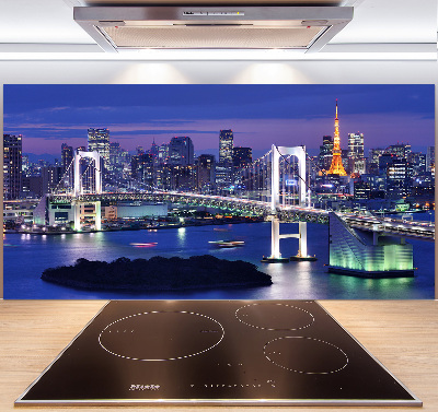 Crédence cuisine en verre Pont à Tokyo