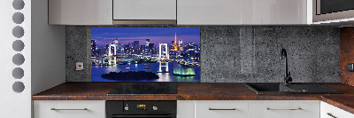 Crédence cuisine en verre Pont à Tokyo