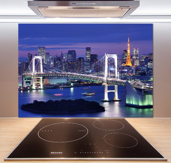 Crédence cuisine en verre Pont à Tokyo