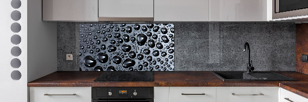 Panneaux muraux cuisine Gouttes d'eau