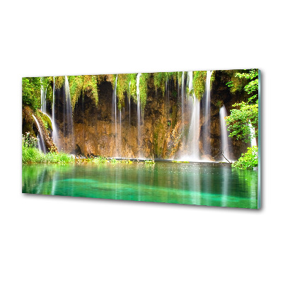 Crédence en verre cuisine Lacs de Plitvice