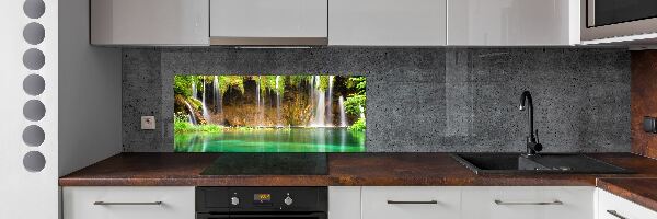 Crédence en verre cuisine Lacs de Plitvice