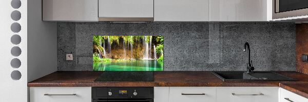 Crédence en verre cuisine Lacs de Plitvice