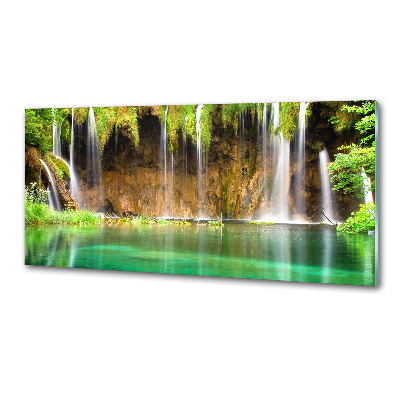 Crédence en verre cuisine Lacs de Plitvice