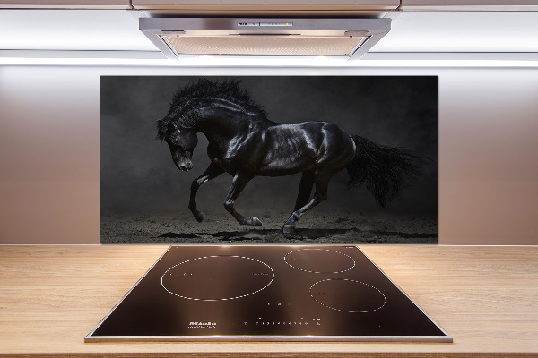 Crédence de cuisine Cheval noir