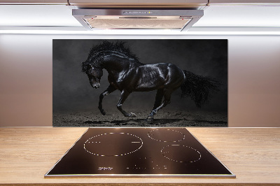 Crédence de cuisine Cheval noir