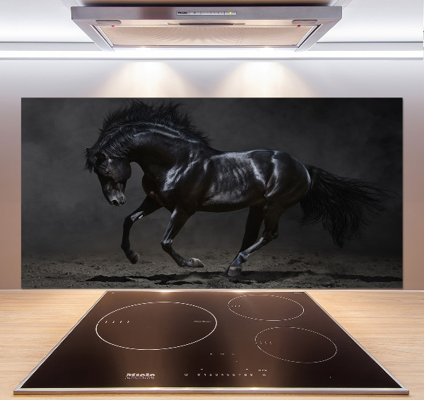 Crédence de cuisine Cheval noir