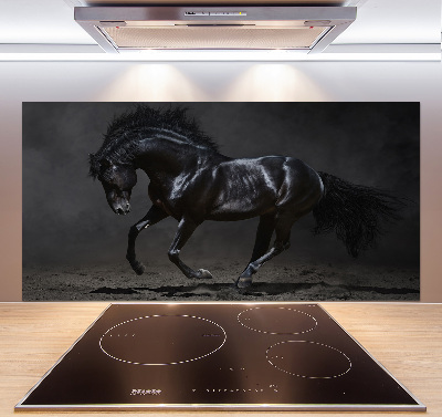 Crédence de cuisine Cheval noir