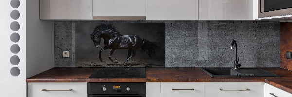 Crédence de cuisine Cheval noir
