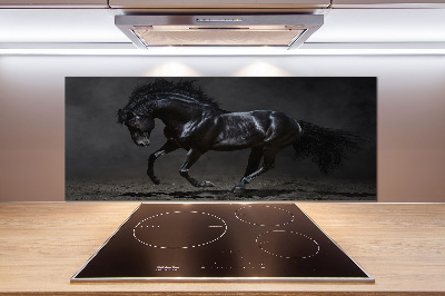 Crédence de cuisine Cheval noir