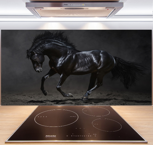 Crédence de cuisine Cheval noir