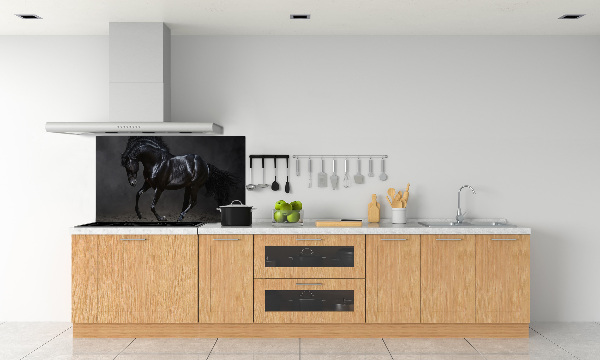 Crédence de cuisine Cheval noir