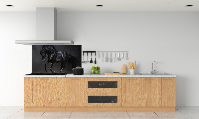 Crédence de cuisine Cheval noir