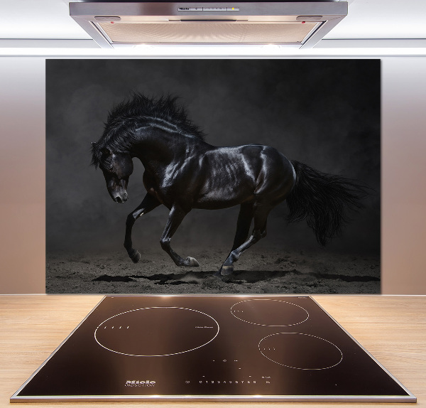 Crédence de cuisine Cheval noir