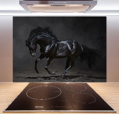 Crédence de cuisine Cheval noir