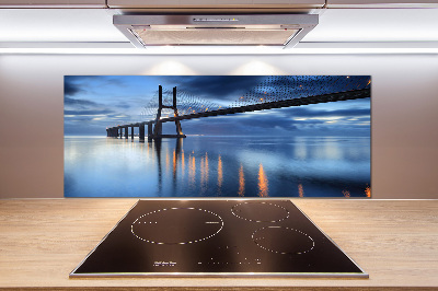 Panneau crédence cuisine Pont illuminé