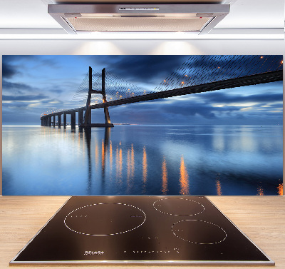 Panneau crédence cuisine Pont illuminé