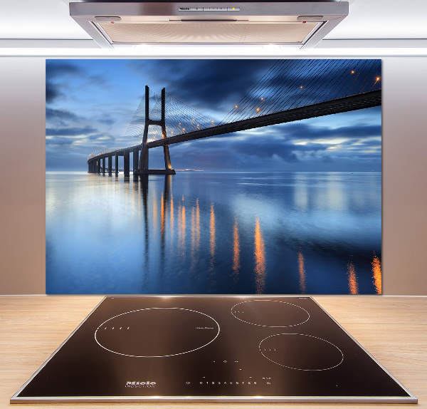 Panneau crédence cuisine Pont illuminé