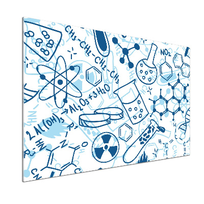Crédence de cuisine en verre Arrière-plan de la chimie