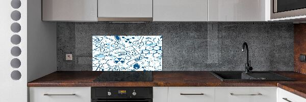 Crédence de cuisine en verre Arrière-plan de la chimie