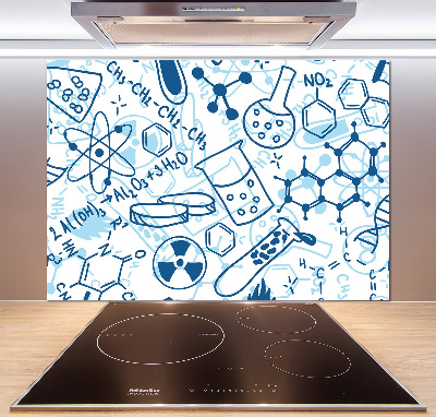 Crédence de cuisine en verre Arrière-plan de la chimie