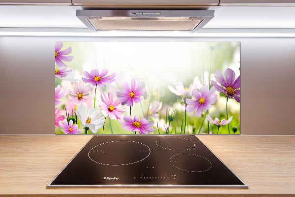 Panneau crédence cuisine Fleurs dans un pré