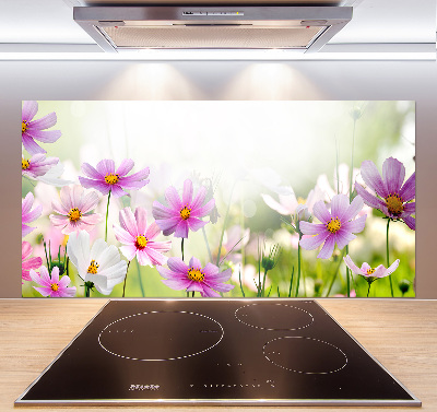 Panneau crédence cuisine Fleurs dans un pré