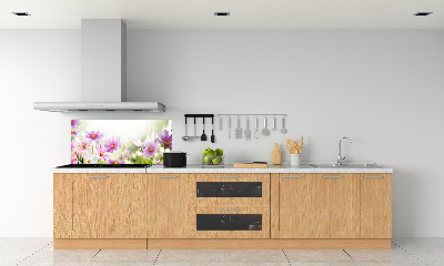 Panneau crédence cuisine Fleurs dans un pré