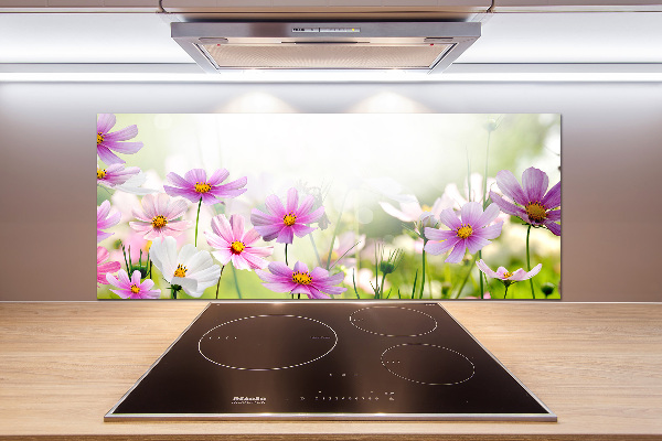 Panneau crédence cuisine Fleurs dans un pré