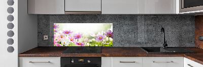 Panneau crédence cuisine Fleurs dans un pré