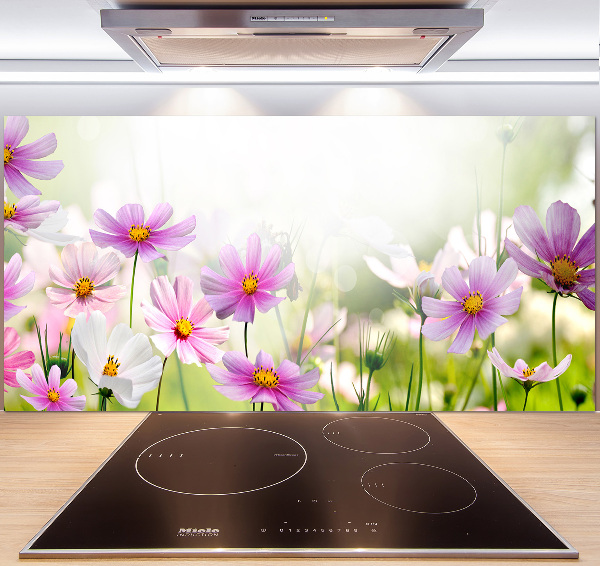 Panneau crédence cuisine Fleurs dans un pré