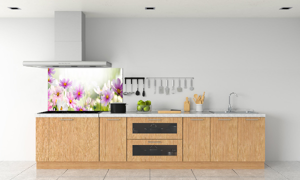 Panneau crédence cuisine Fleurs dans un pré