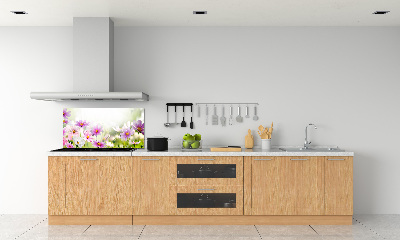 Panneau crédence cuisine Fleurs dans un pré