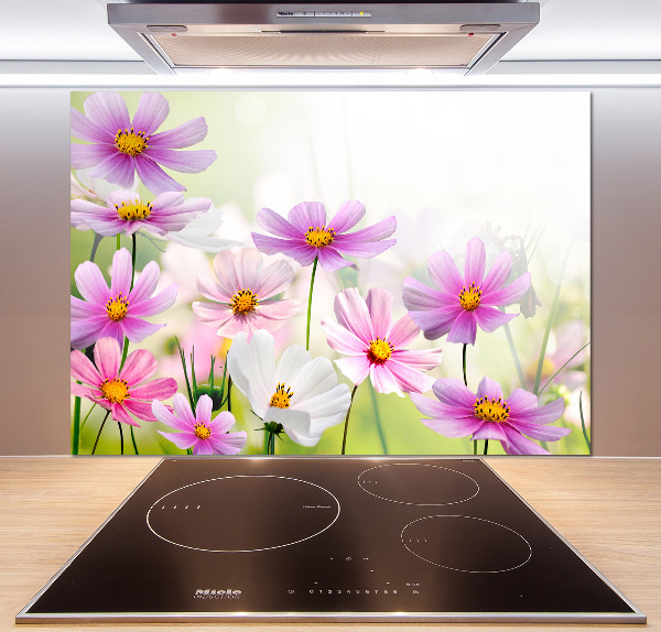Panneau crédence cuisine Fleurs dans un pré