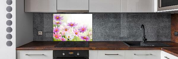 Panneau crédence cuisine Fleurs dans un pré
