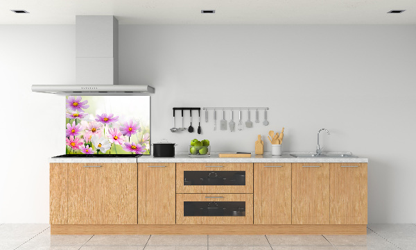 Panneau crédence cuisine Fleurs dans un pré