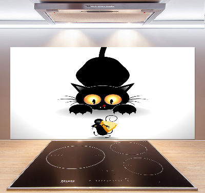 Panneaux muraux cuisine Chat et souris